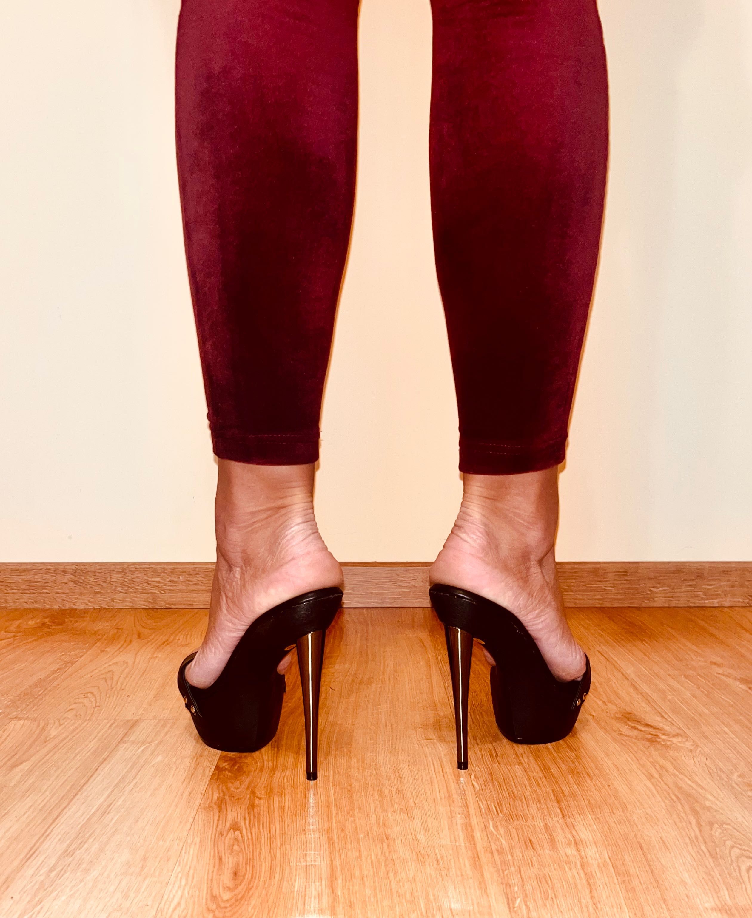 Ekstrawaganckie Metal heel Włoskie klapki 39 piekne obcas 14cm 35-41EU