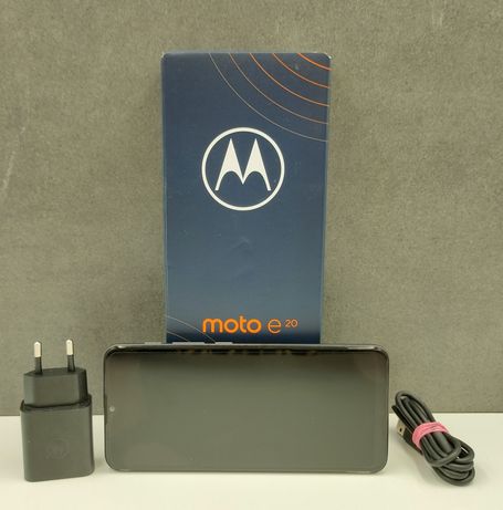 Stan idealny. Motorola Moto E20, 2/32Gb, Szara. Lombard Łódź.