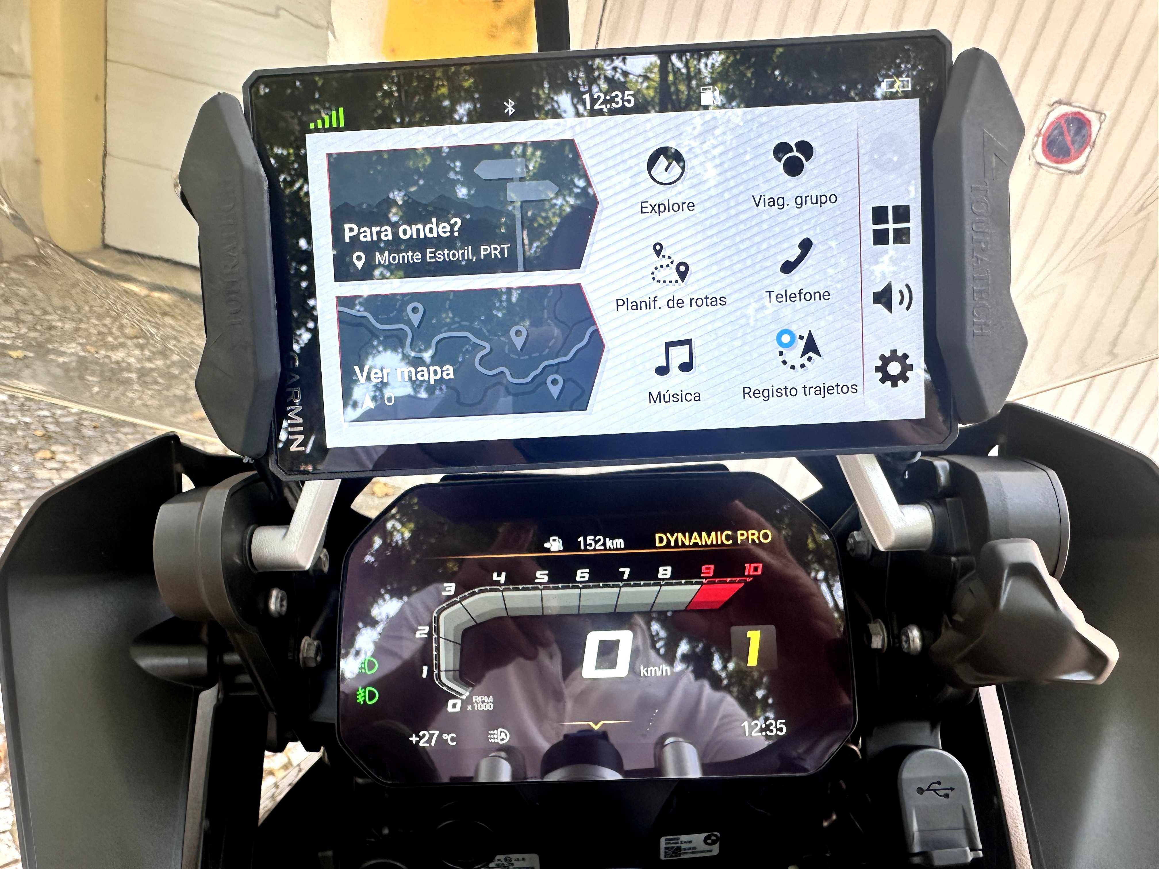GARMIN XT2 Como novo mapas de Europa e Marrocos, com Suporte Touratech