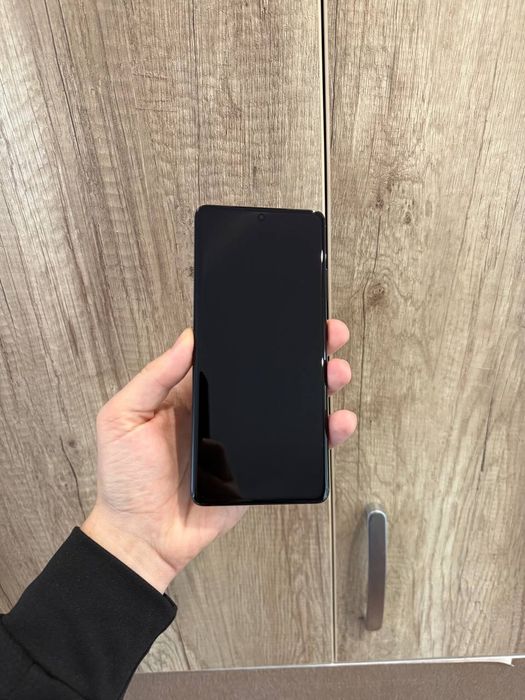 Дисплей Samsung S21 Ultra с рамкой, отпечатком пальца, black