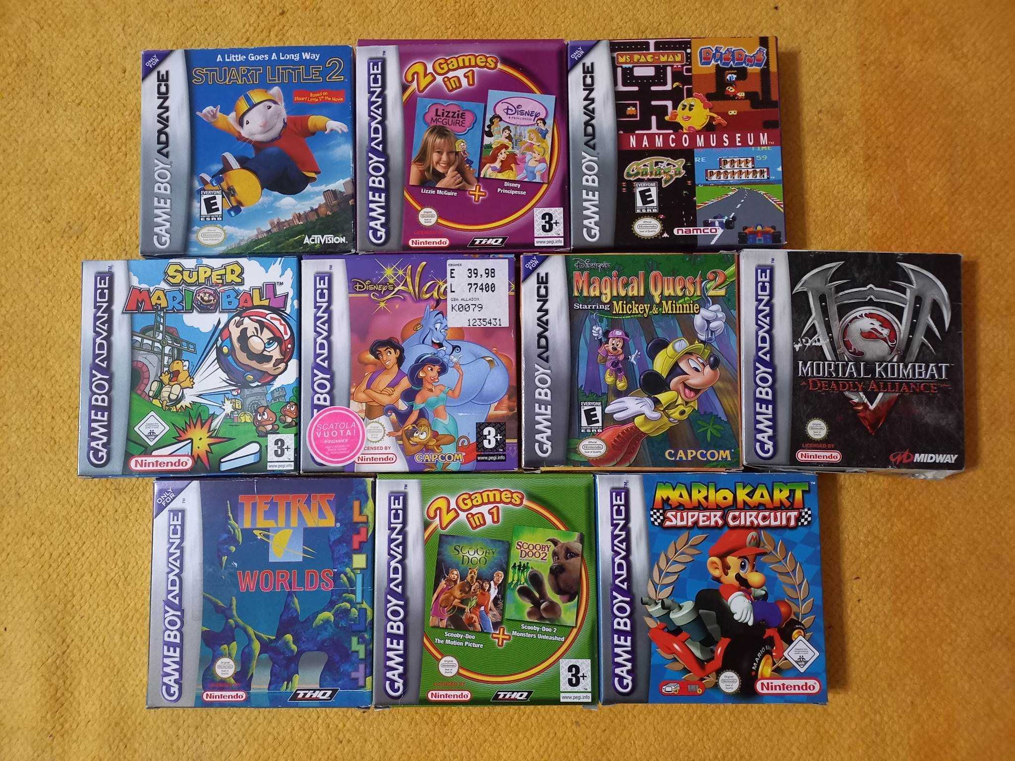 Jogos Gameboy Advance Game Boy Color SP GBA Nintendo