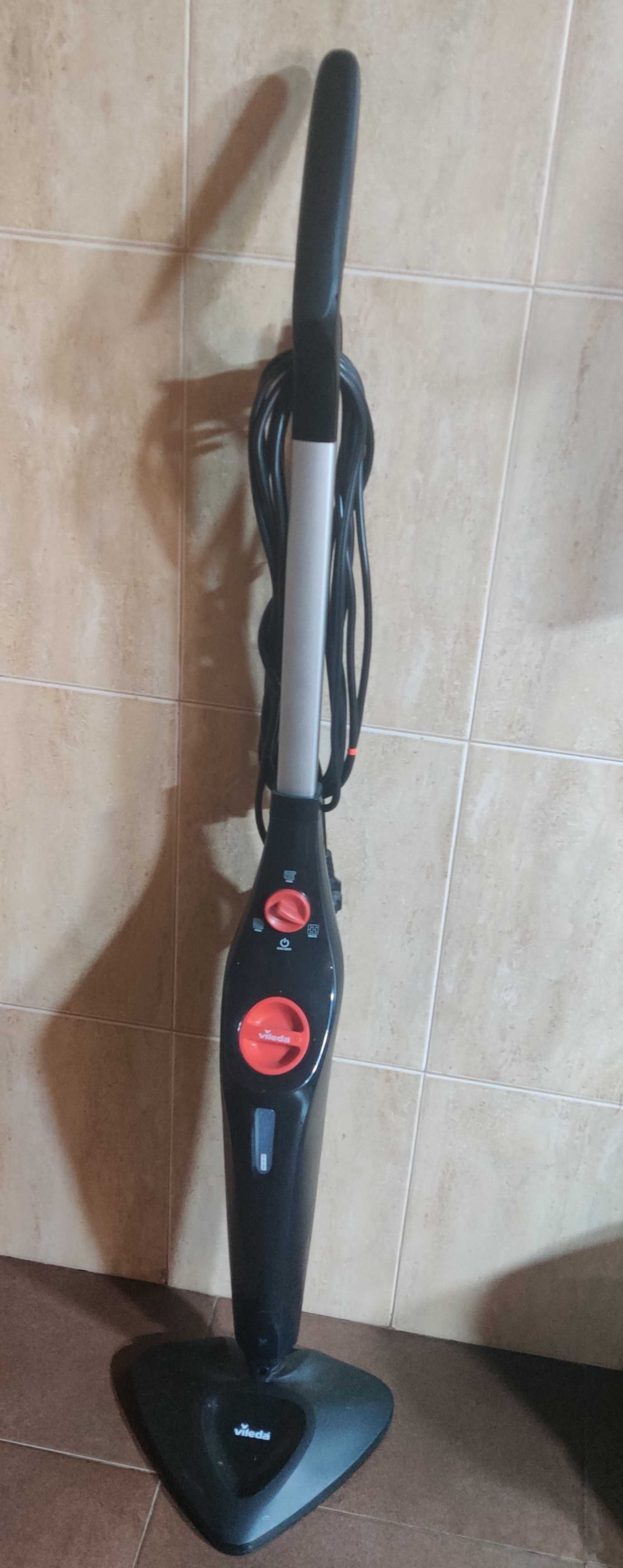 Vileda, máquina de limpeza a vapor como nova, oferta de mopas laváveis