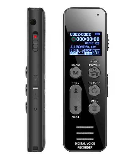 Gravador de voz digital - 64 gb