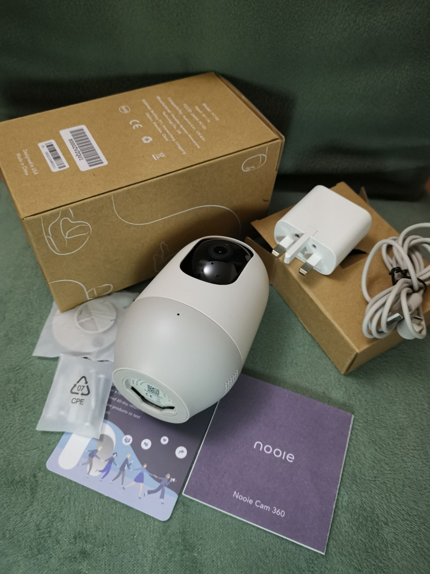 Nooie IPC100 360 IP-камера видеонаблюдения, радионяня