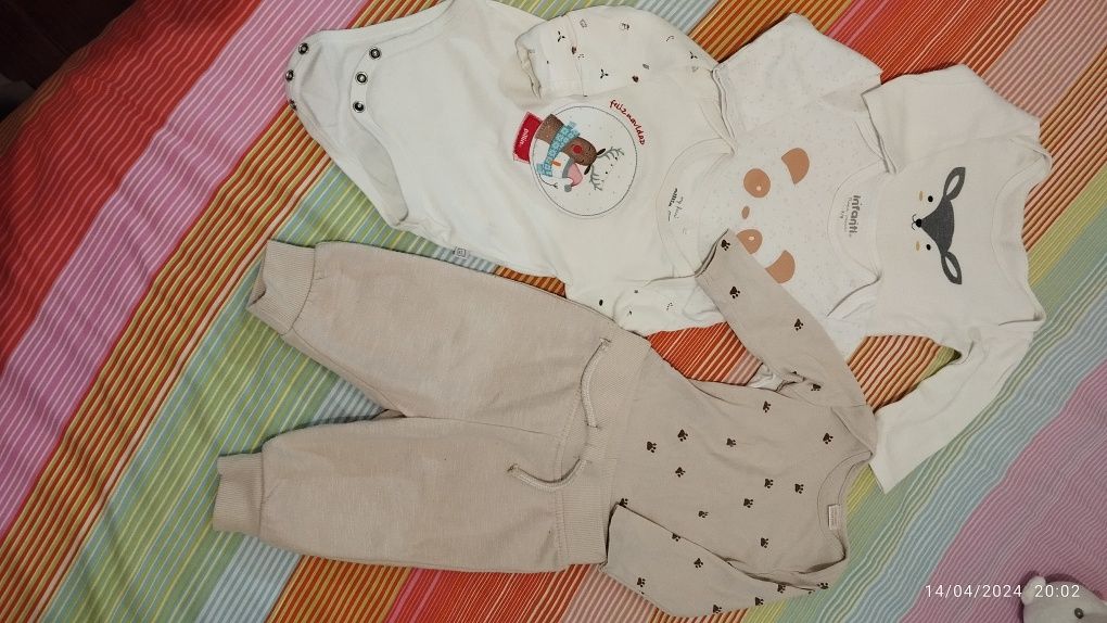 Lote de roupa bebe menino