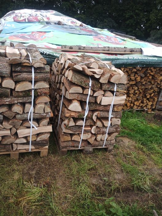 Drewno kominkowe opałowe, układane, dębowe, bukowe, brzozowe