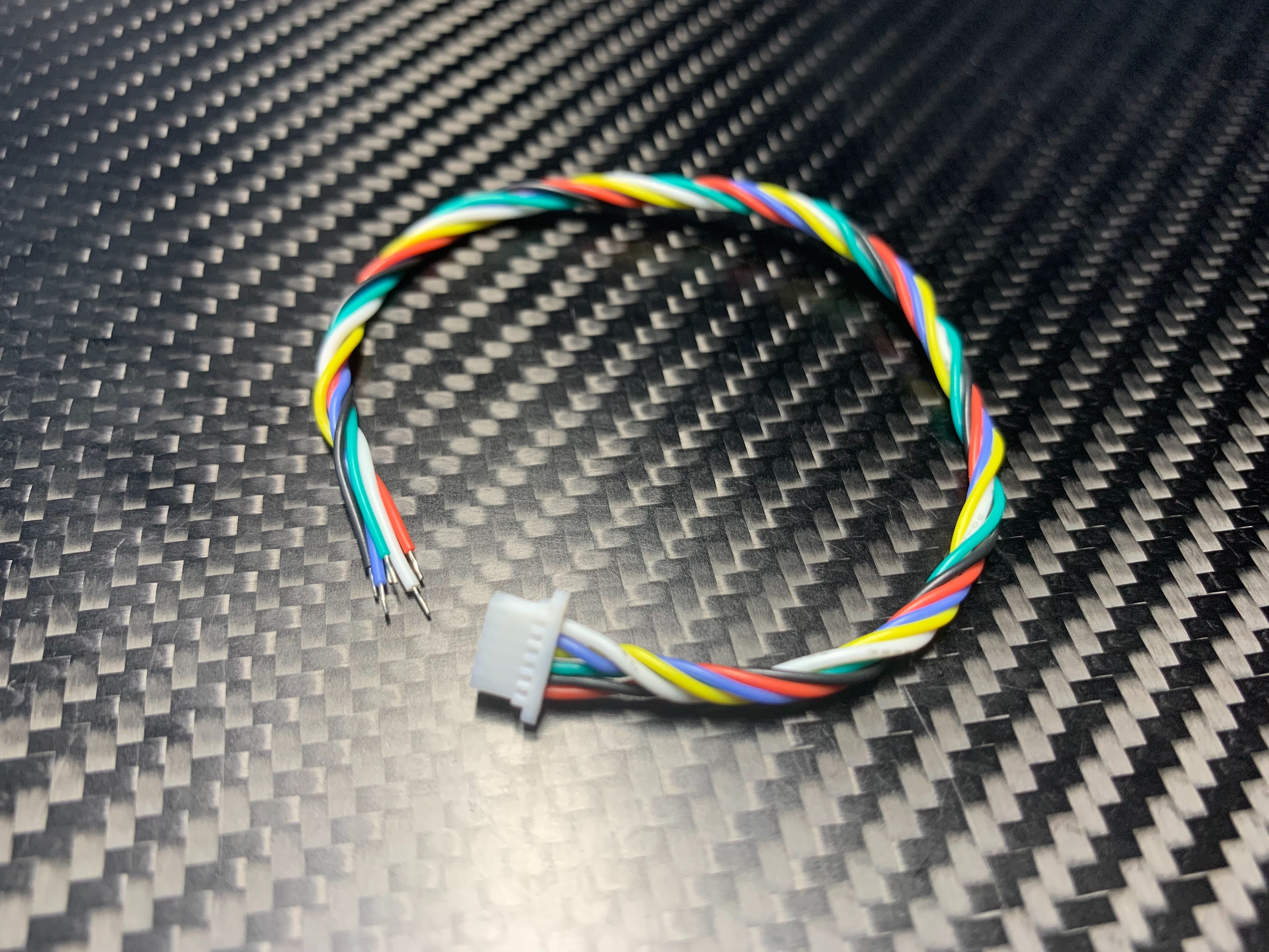 Dron przewod FPV VTX pin6/1.0mm Rush Zeus mamba ares fat shark RC