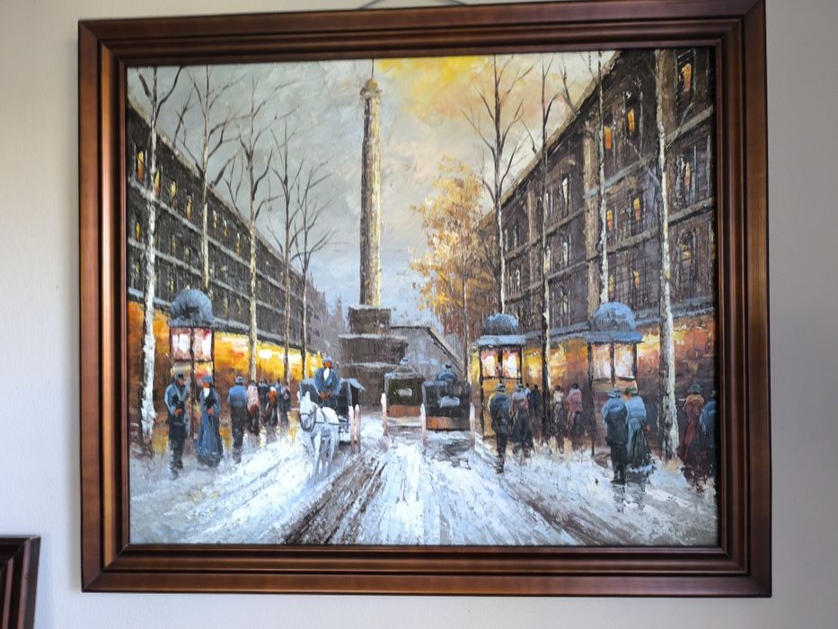 Widoki Paryża 3 obrazy