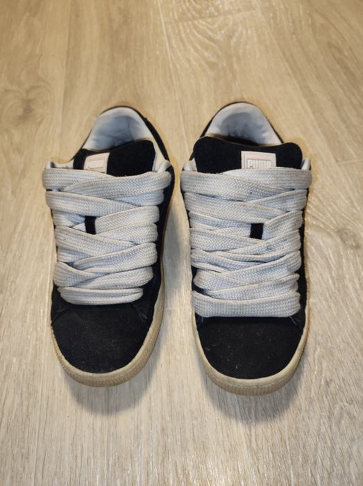 Кросівки Puma Suede XL у кольорі PUMA Black-PUMA White.