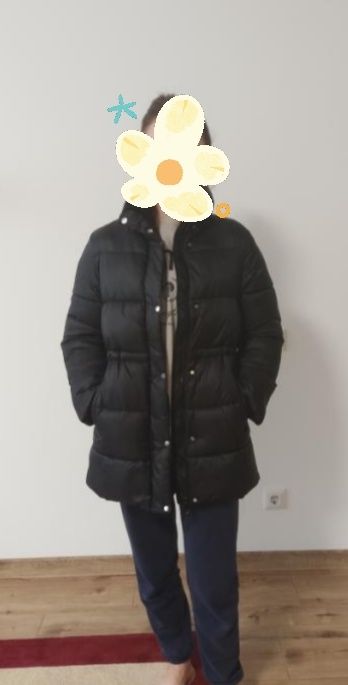 Куртка пальто зимова Mango після хімчистки