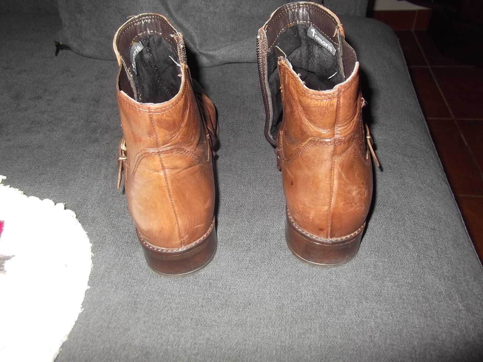 Botas em pele como novas de marca 36e 37