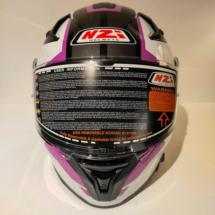 Capacete integral NZi Stream Trident senhora mota scooter novo