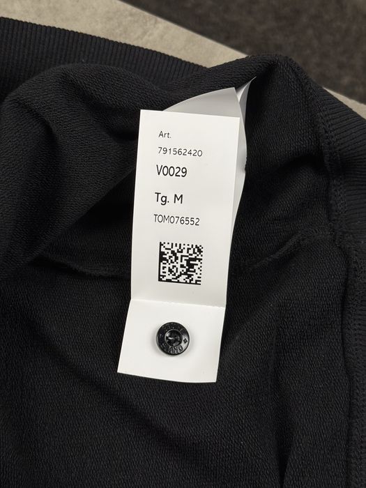 Світшот stone island чорна кофта стон айленд