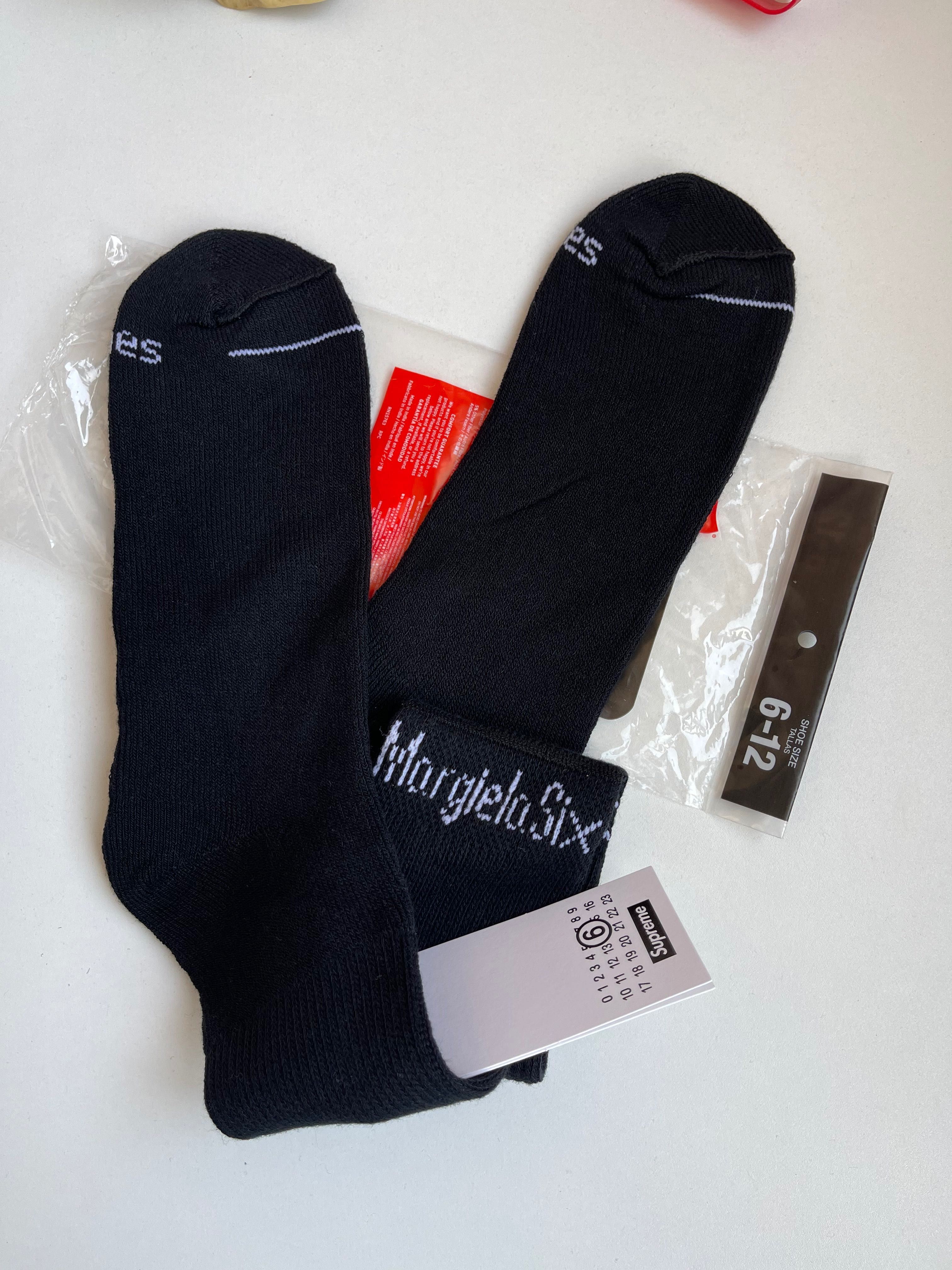 Шкарпетки Supreme/MM6 Maison Margiela Hanes Crew Socks