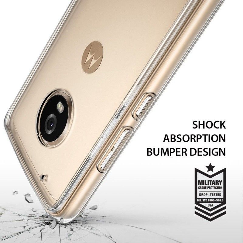 Etui Rearth Ringke Moto G5 Plus Fusion Smoke Black