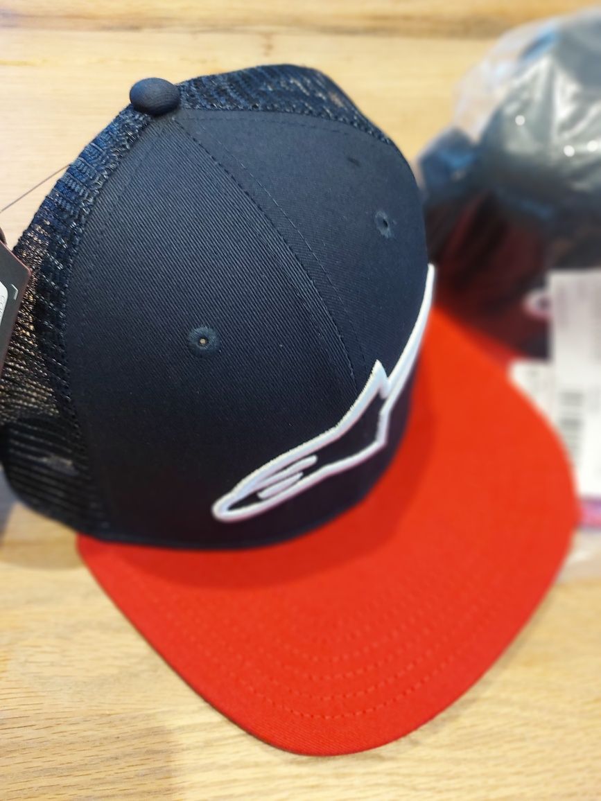 Alpinestars Mężczyźni Corp Trucker Czapka Baseballowa, Gran Czerwień