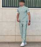 Dres Lacoste Monogram Green Light