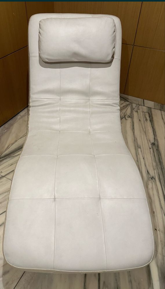 Sofa / divã chaise longue em pele ‼️ baixa de preço