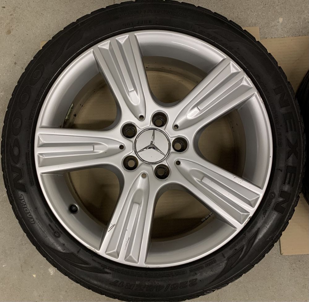 Oryg alufelgi 17 Mercedes C 2007-14  W204 8.5x17 7.5x17 5x112 wysyłka