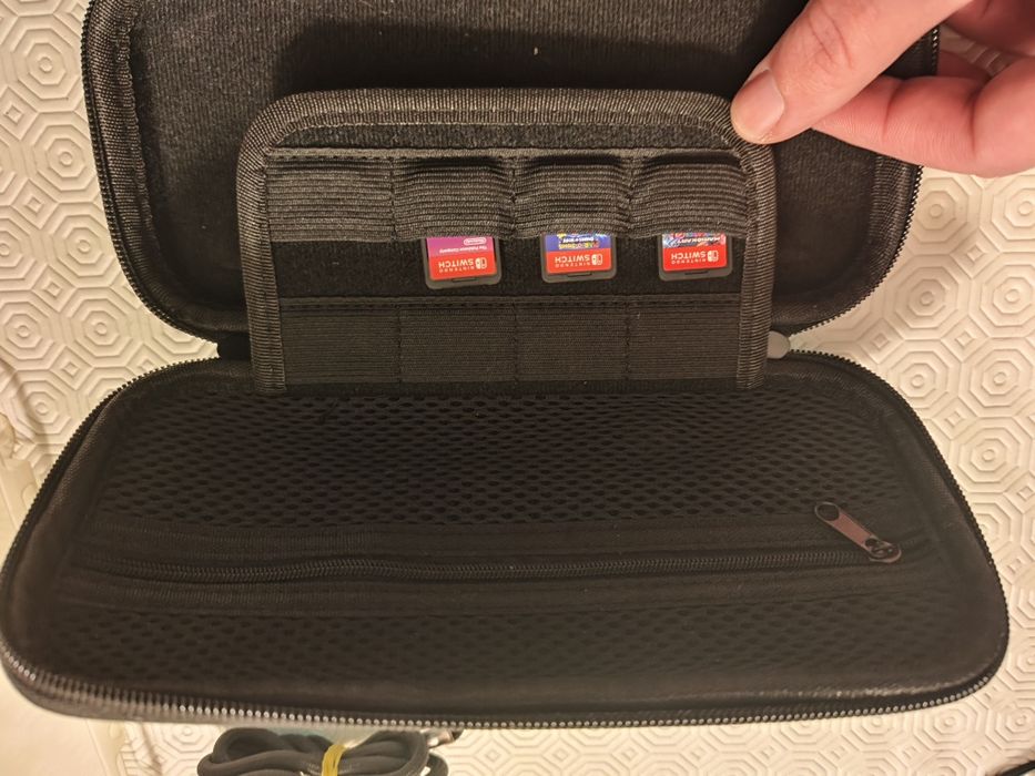 Nintendo Switch Lite Azul + 3 Jogos + Acessórios — Excelente Estado