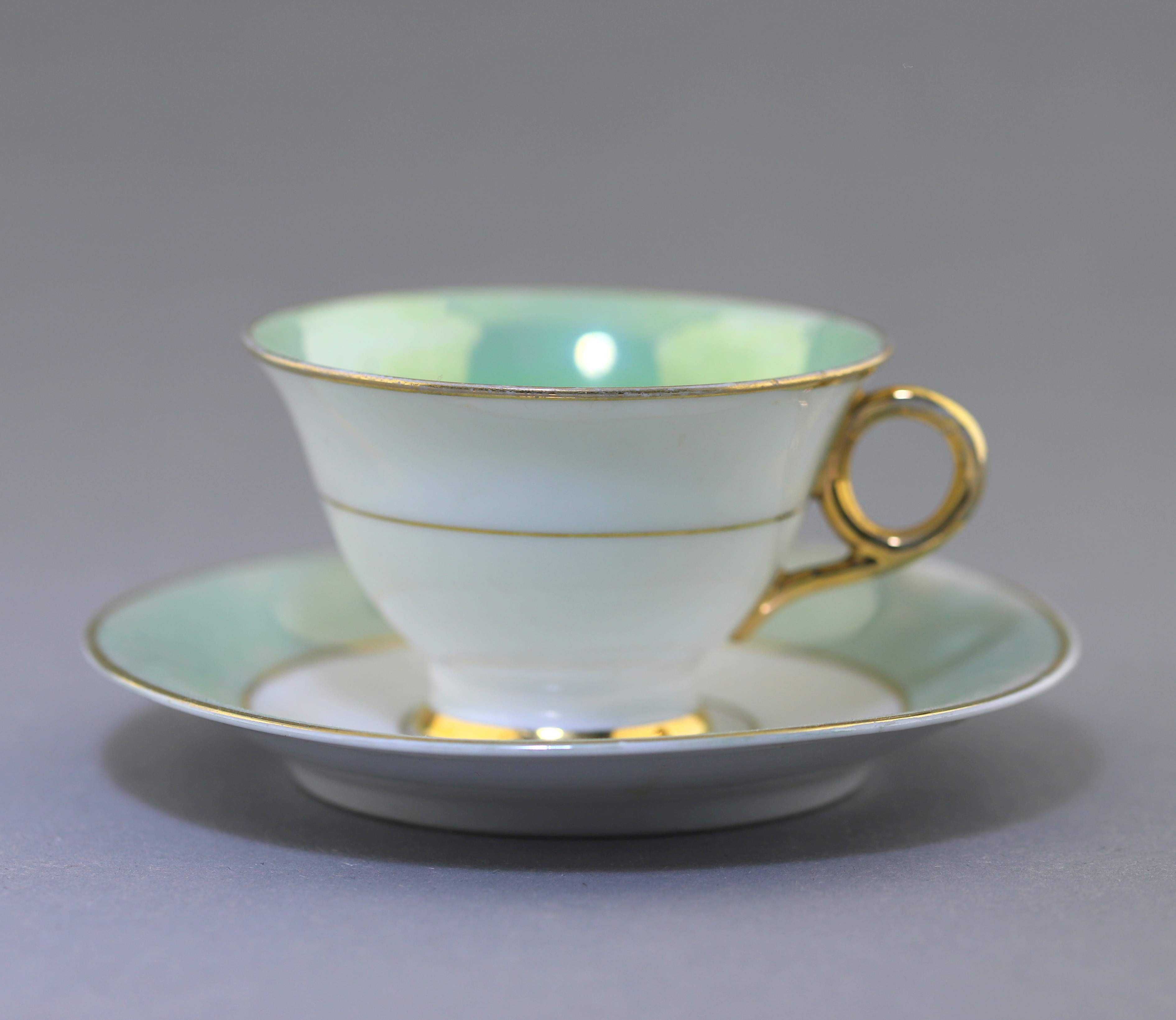 Duo filiżanka espresso 80ml cienka porcelana Schumann Bavaria Niemcy