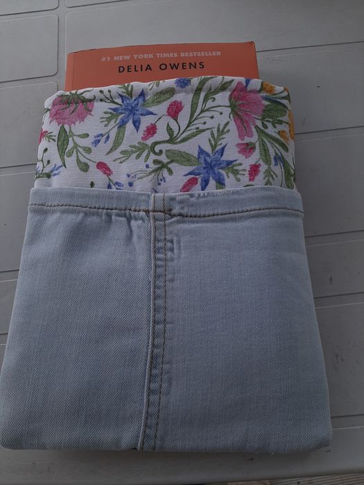 Book Sleeves em ganga e tecido
