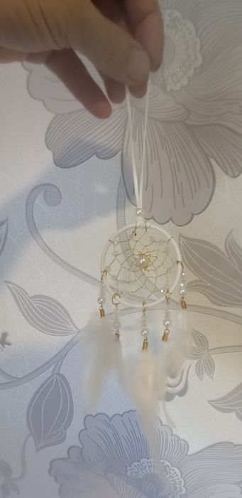 Подвесное украшение в автомобиль  ловец снов