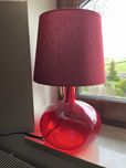 Czerwone lampki  stolowe
