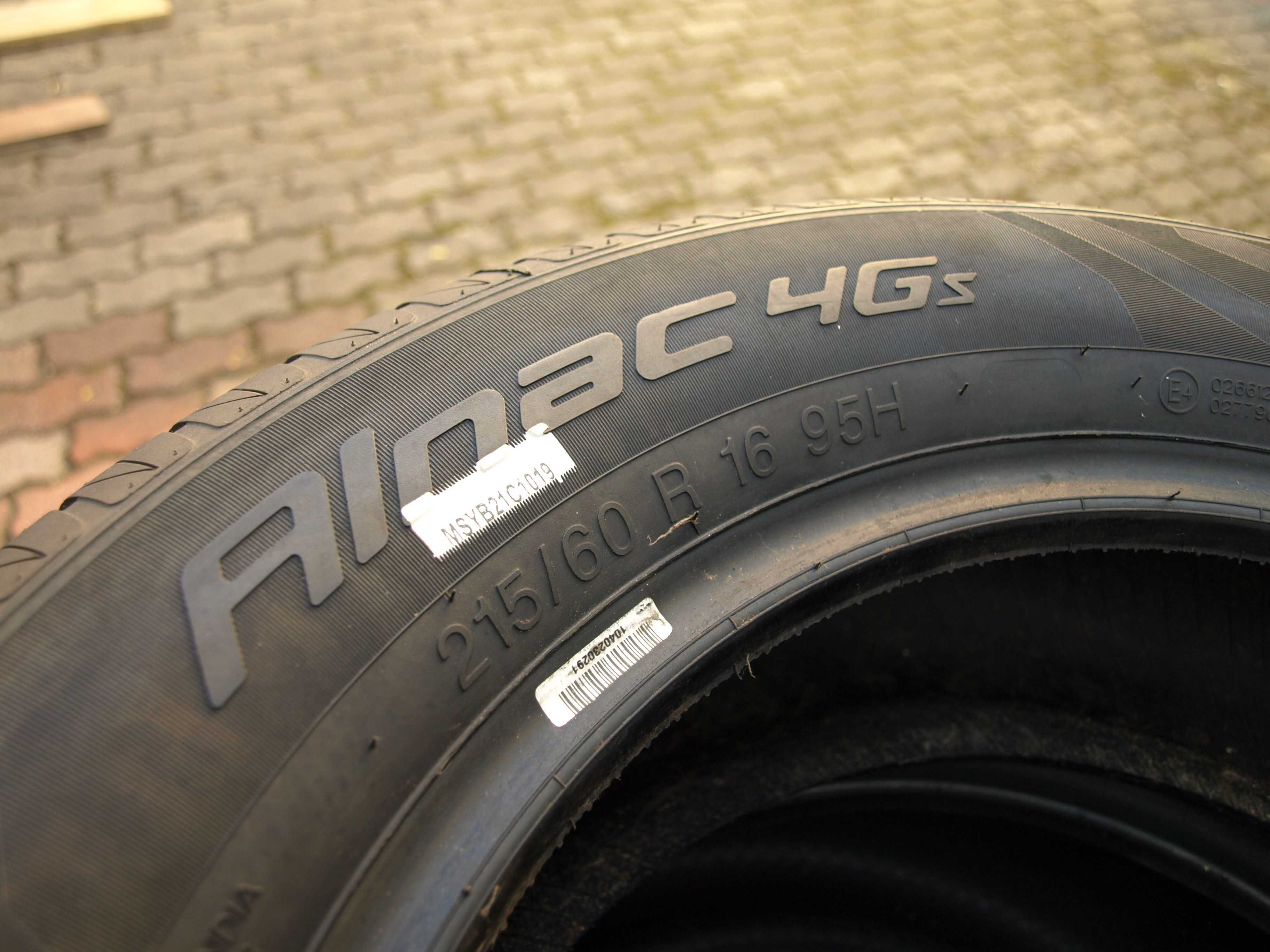 4 szt Nowe opony letnie Apollo Vredestein 215/60r16