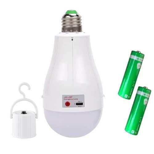 Светодиодная LED лампочка с аккумулятором FA-3920 Pro, 20W E27 2x18650