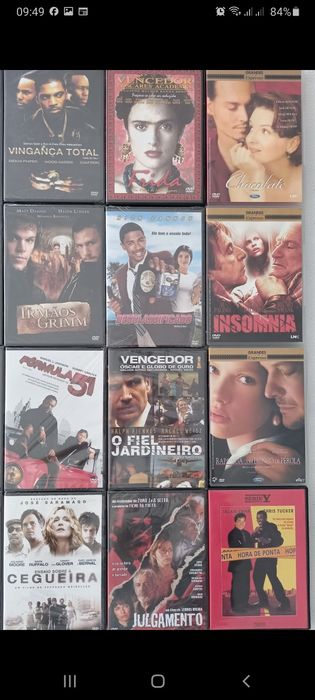 24 dvds quase todos embaldos.