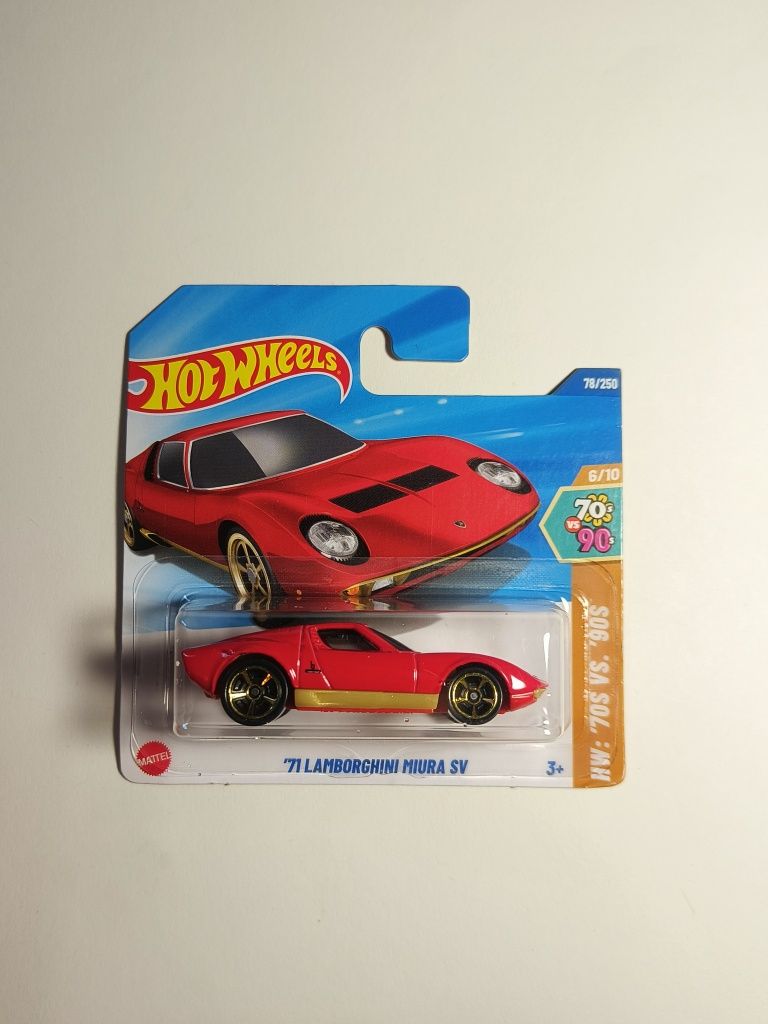 Hot Wheels '71 Lamborghini Miura SV