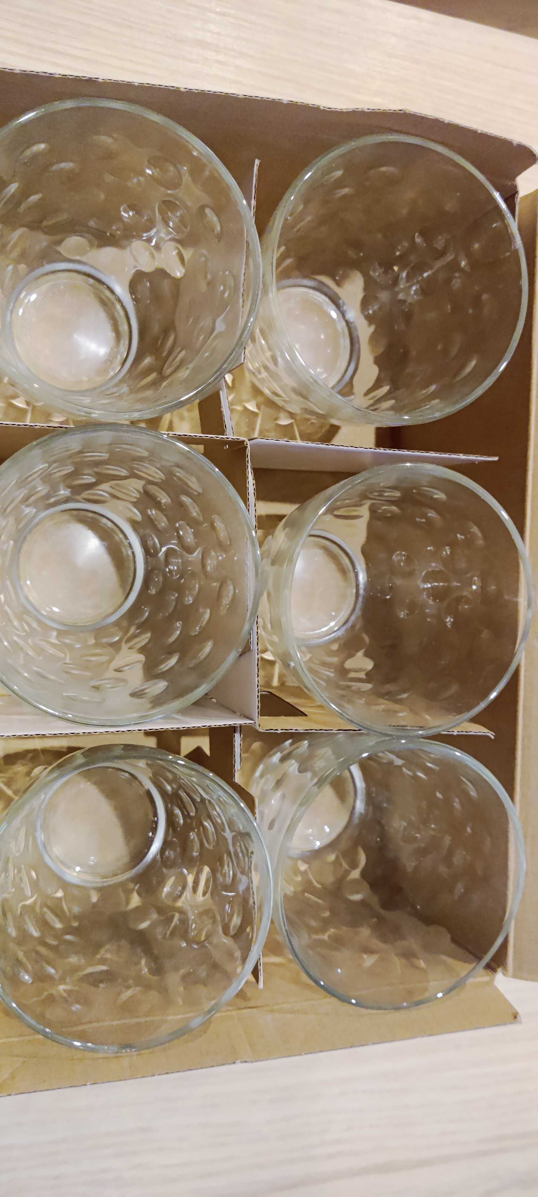 komplet 6 szklanek Bohemia Cristal glass