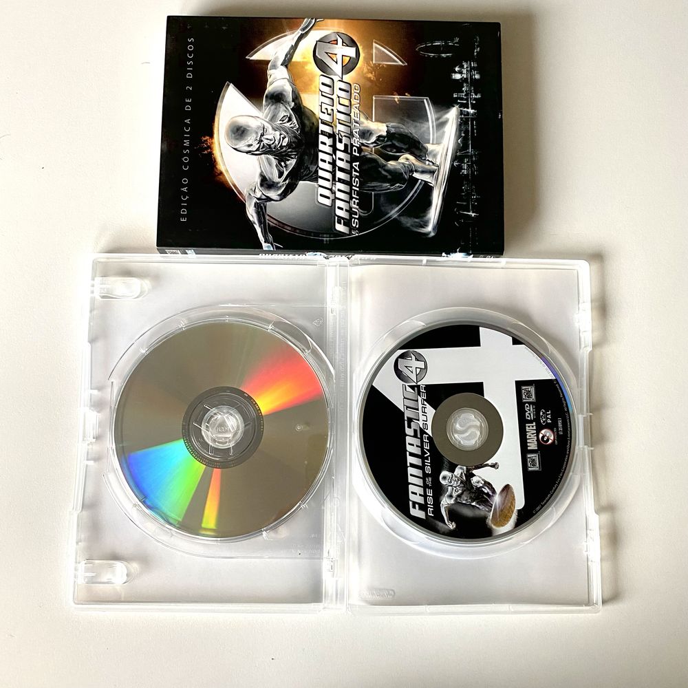 Dvd O Quarteto Fantástico e o Surfista Prateado.Edição 2discos
