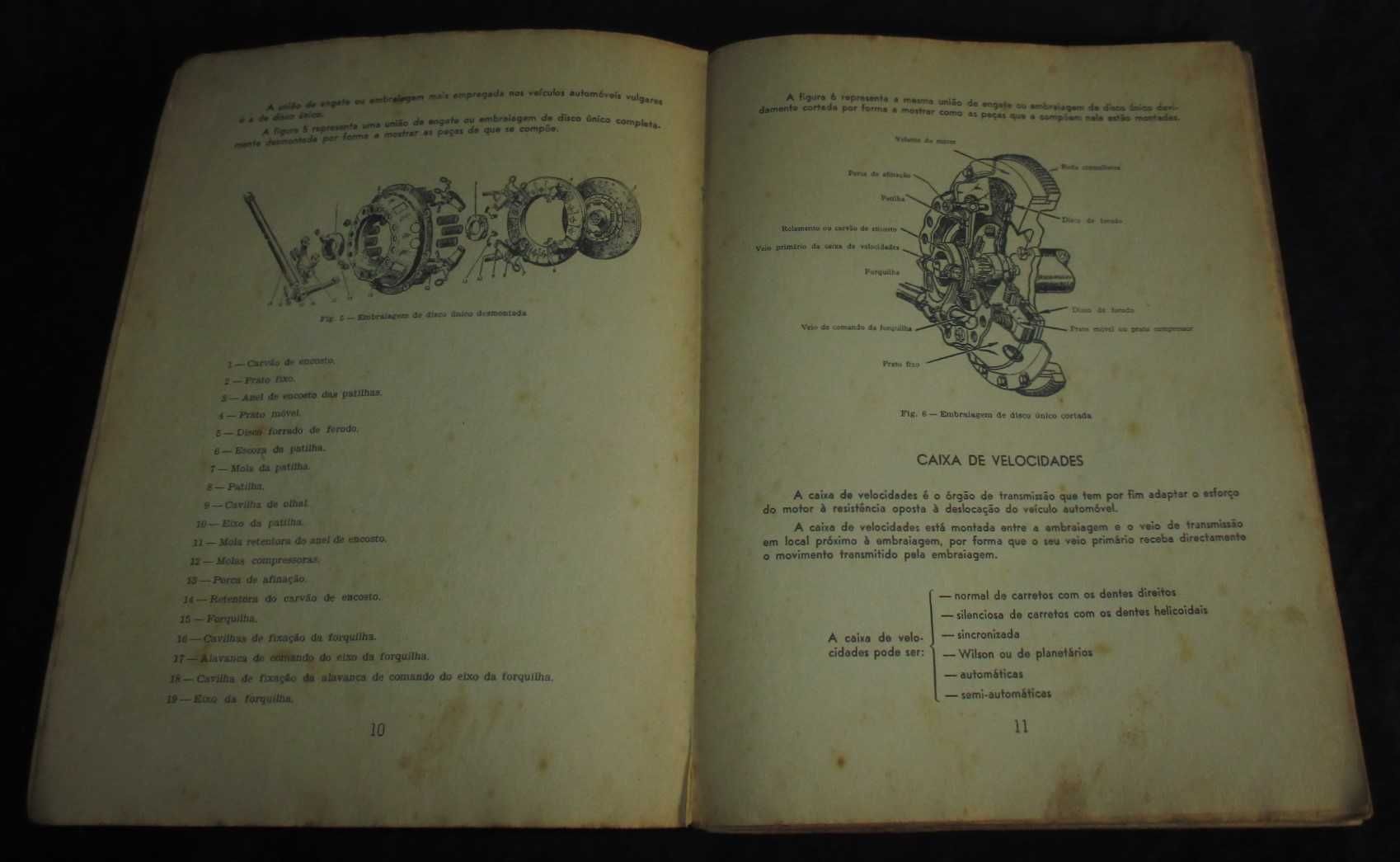 Livro Apontamentos de Mecânica para O Condutor Profissional 1956