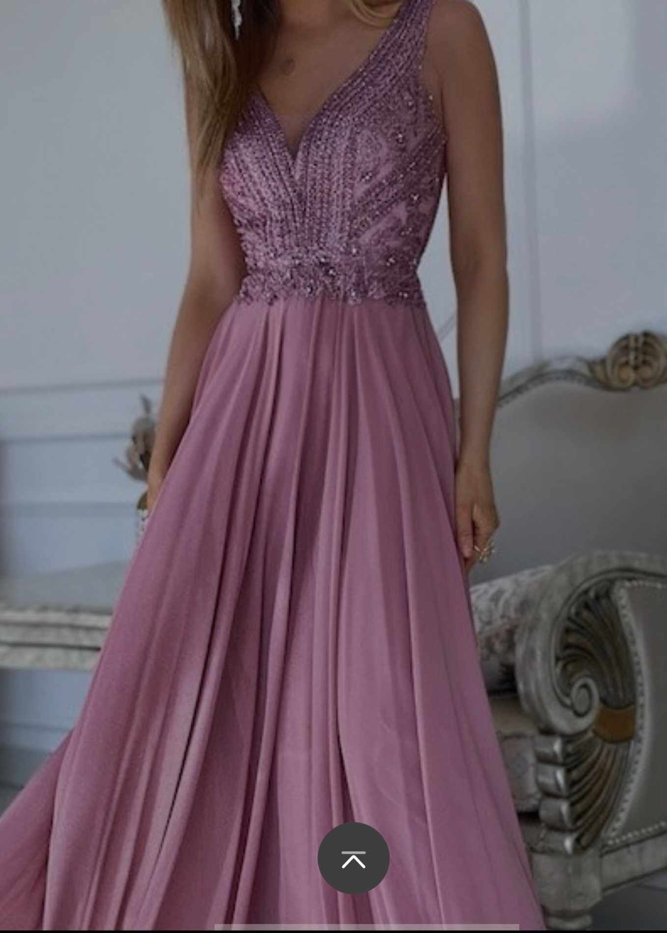 Sukienka wrzosowa  Madeline Fashion roz. 38