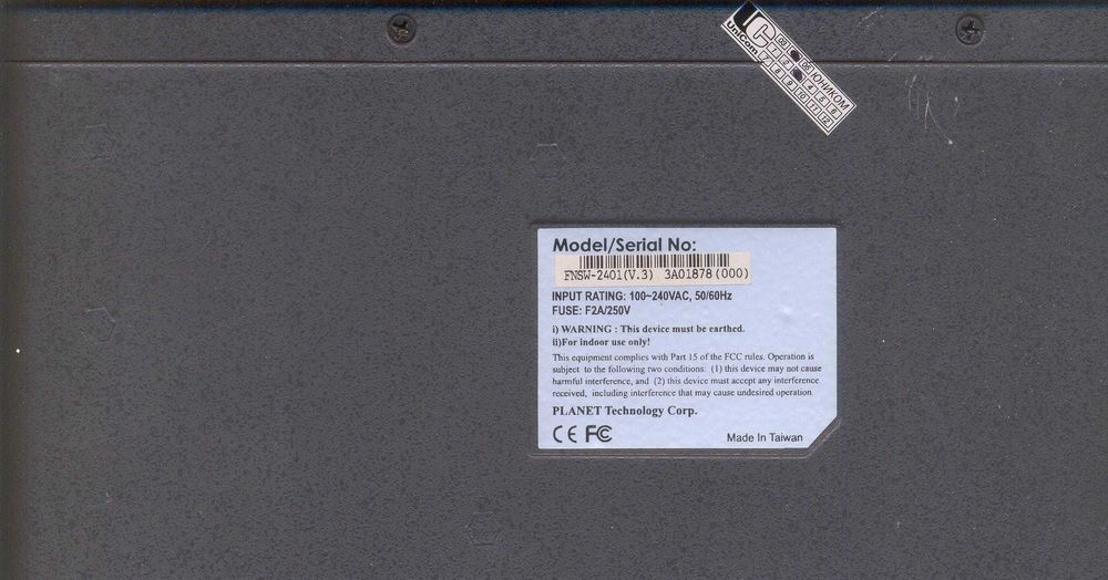 Комутатор (switch) Planet FNSW-2401 (24 порта)