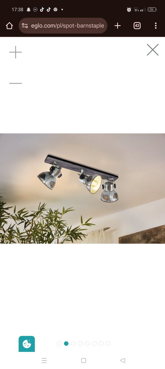 Lampa sufitowa BARNSTAPE Eglo