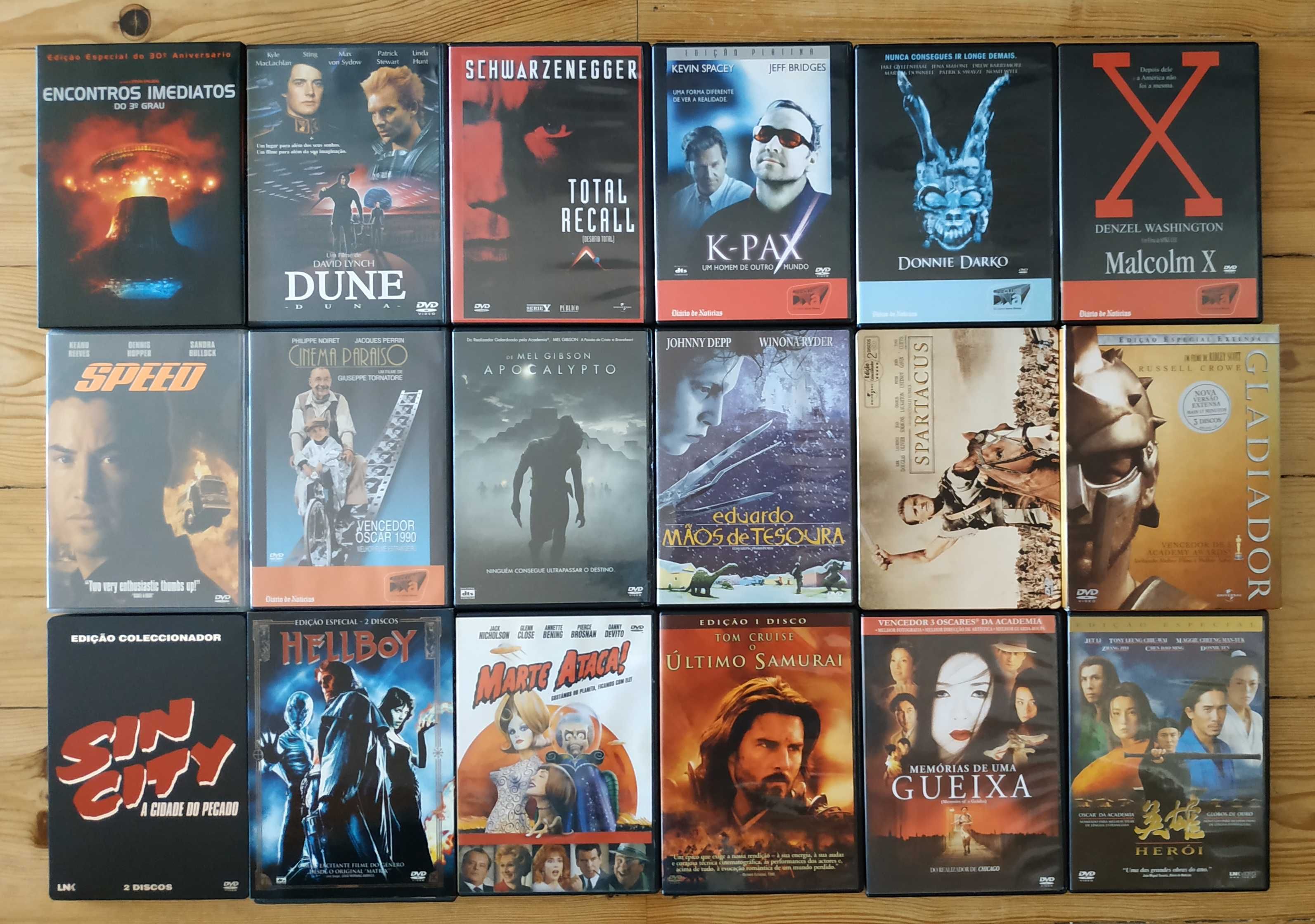 Filmes originais em DVD e VHS