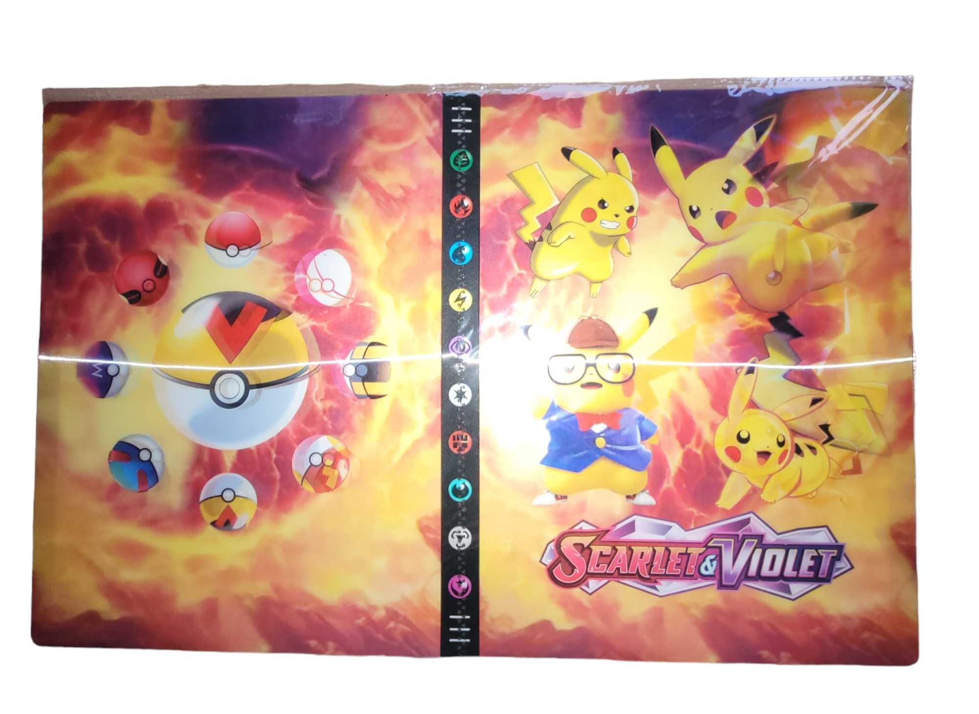Zestaw Album Pokemon XXL na 432 karty plus karty Pokemon 10 sztuk