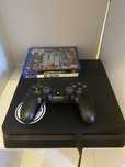 Ps4 500 gb + comando + jogos + caixa original