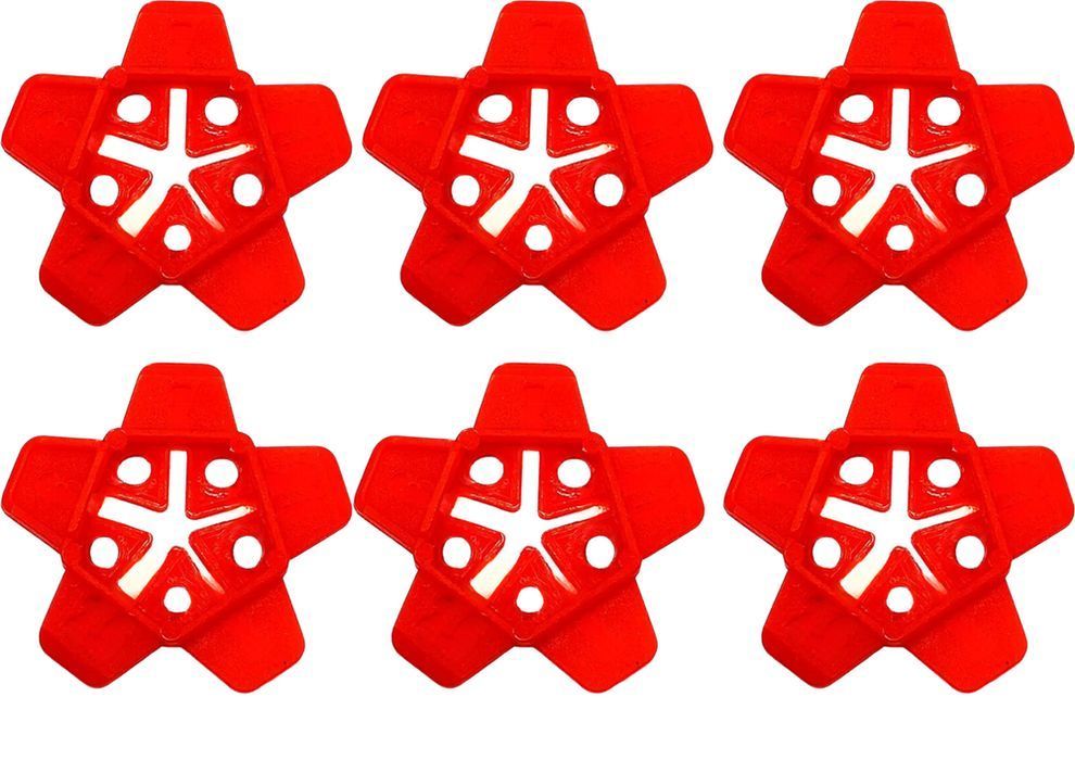 krzyżyki gwiazdki dystansowe do płytek 100 sztuk