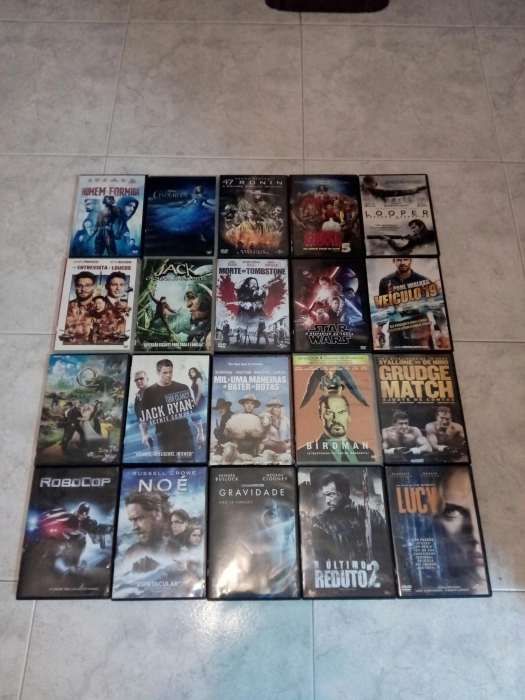 35 dvds recentes originais novos, usados e até selados