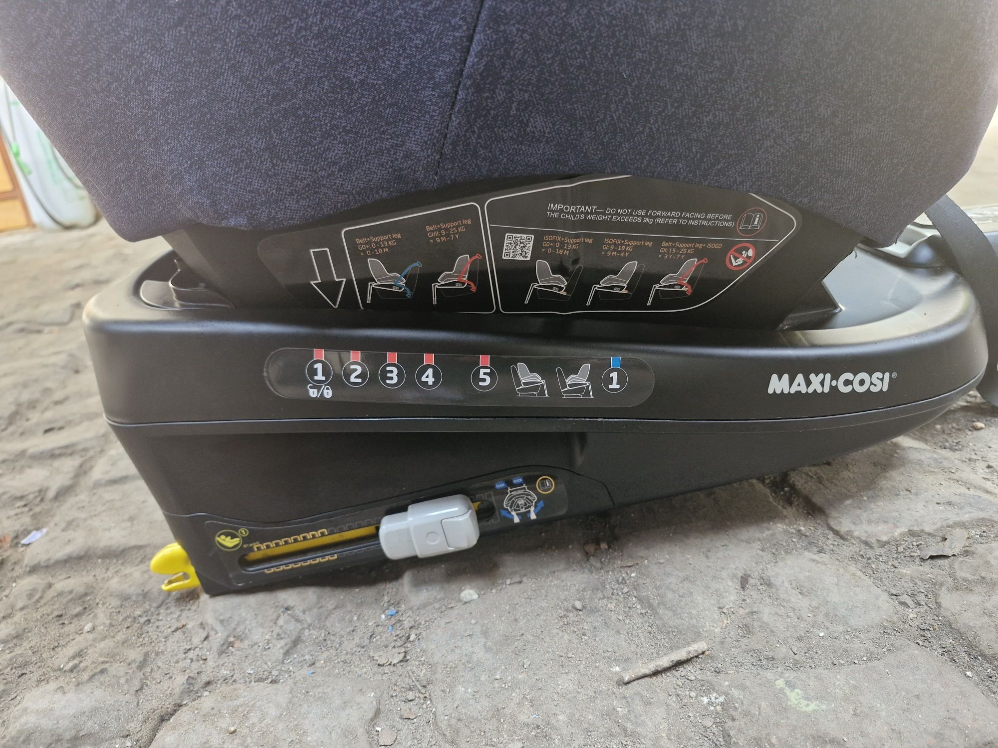 Fotelik maxi Cosi beryl ISOFIX jak nowy