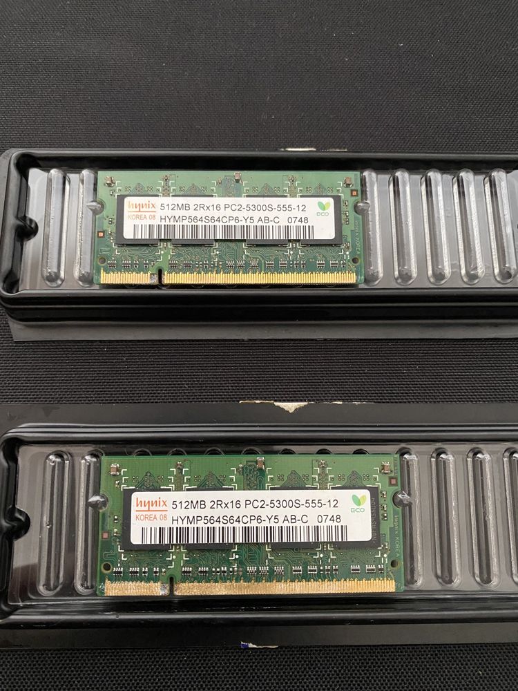 Memoria RAM 512MB X2