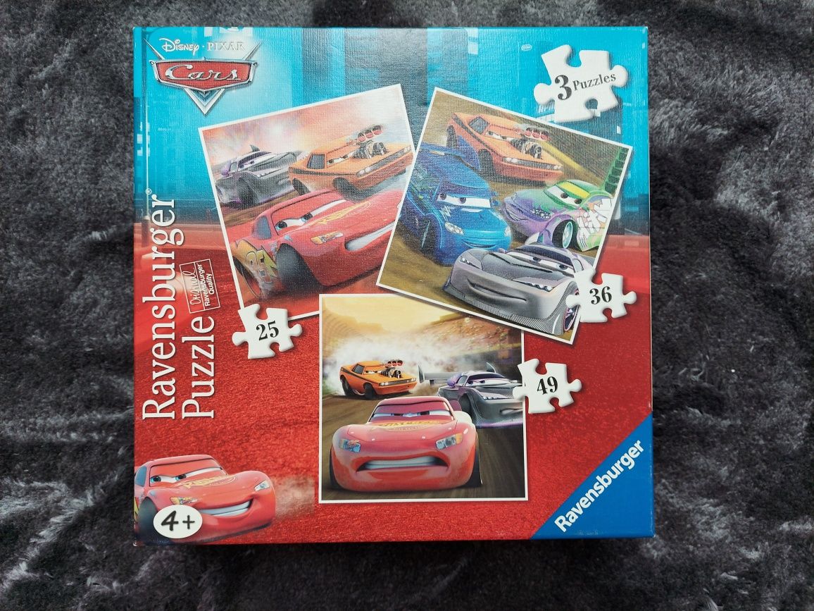 Puzzle 3w1 Cars (Auta)
