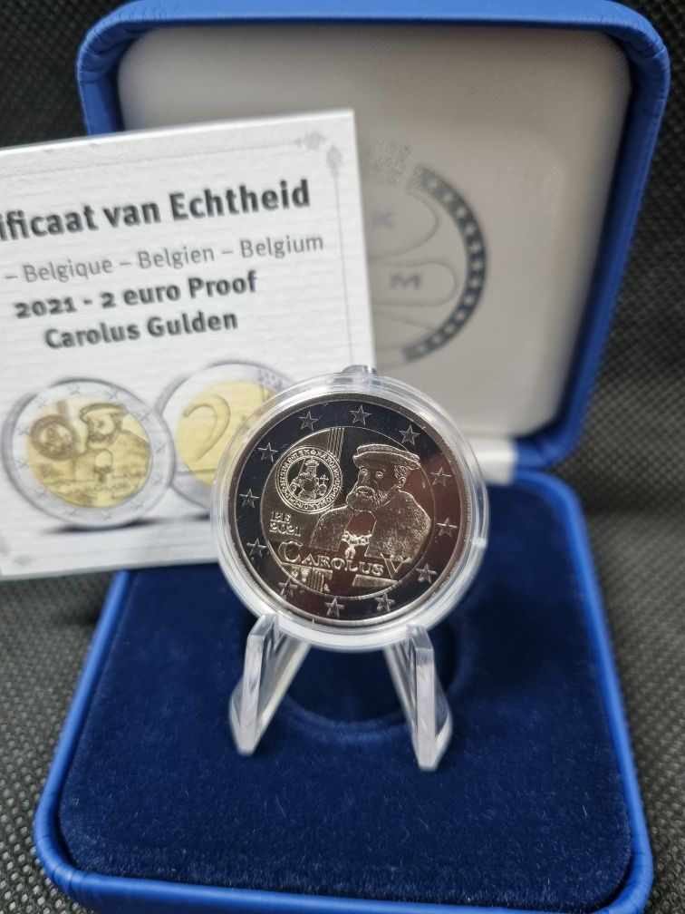 Moedas Comemorativas 2€ proof Bélgica