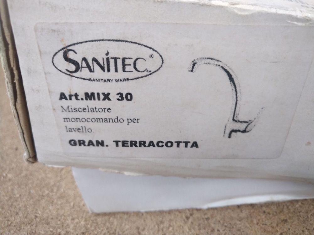 Смеситель кухонный Sanitec Mix 30 Terracotta