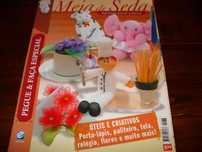 Revista e material da técnica meia de seda