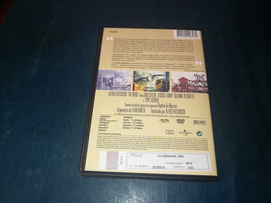 JANELA INDISCRETA (ALFRED HITCHCOCK) DVD (leg Português)